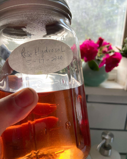 An Easy DIY Rose Hydrosol To Make At Home.