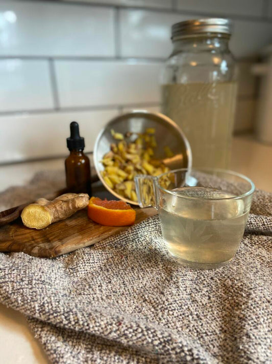 Make A DIY Immune Boosting Ginger Soda