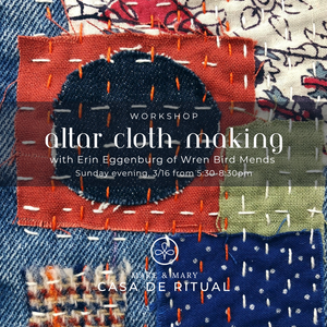 Altar Cloth Embroidery Workshop